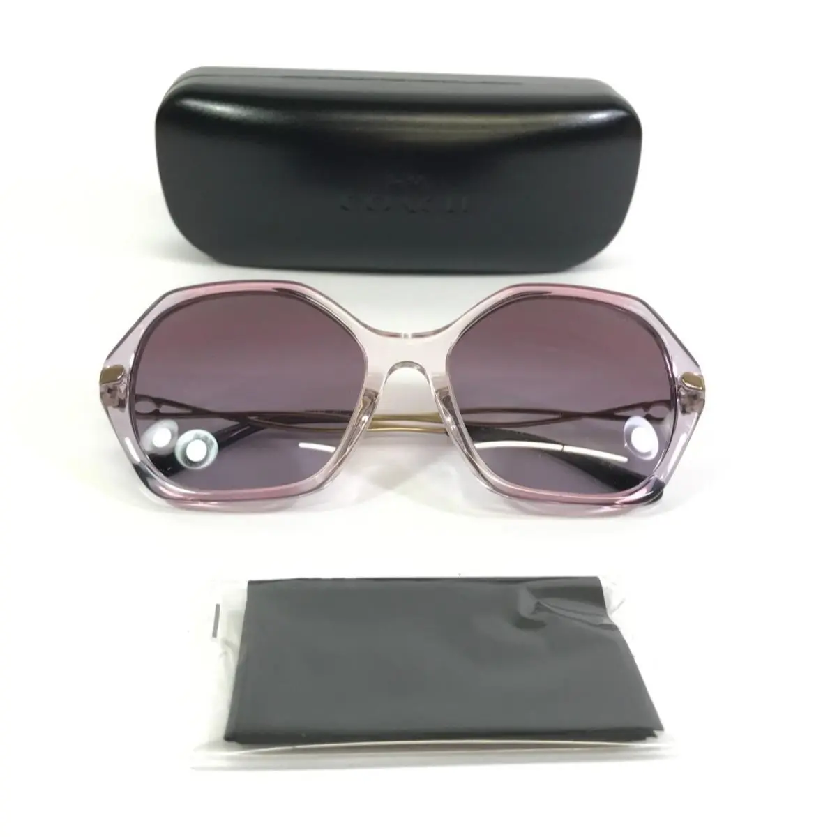 Sunglasses HC8315 C3445 56418H Gradient Transparent Violet Purple Gradient by Coach
