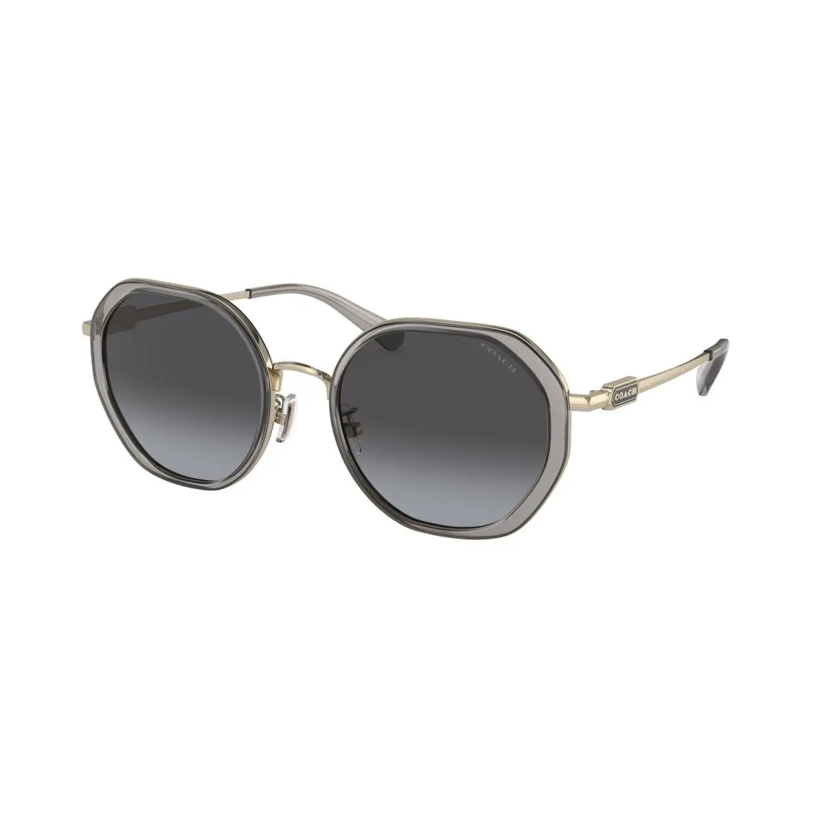 HC 7141 Cd477 Transparent Grey / Shiny 90058G Size 54 Sunglasses by Coach