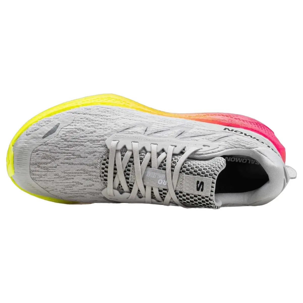Salomon shoes - Aero Glide 4 - Aero Glide - L49228600 - Gray/Yellow/Black 1