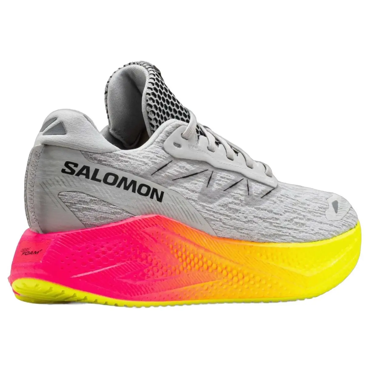 Salomon shoes - Aero Glide 4 - Aero Glide - L49228600 - Gray/Yellow/Black 4
