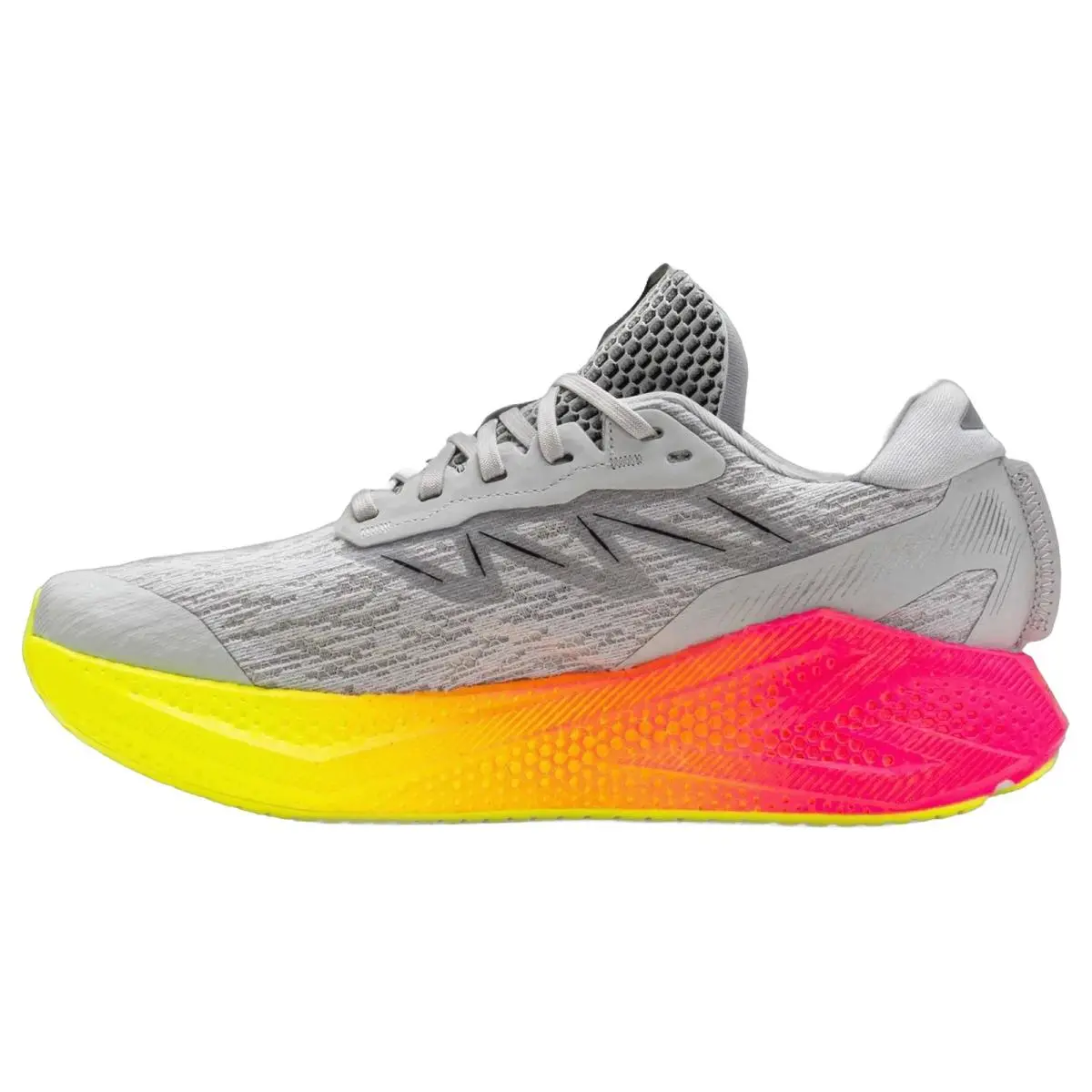 Salomon shoes - Aero Glide 4 - Aero Glide - L49228600 - Gray/Yellow/Black 7