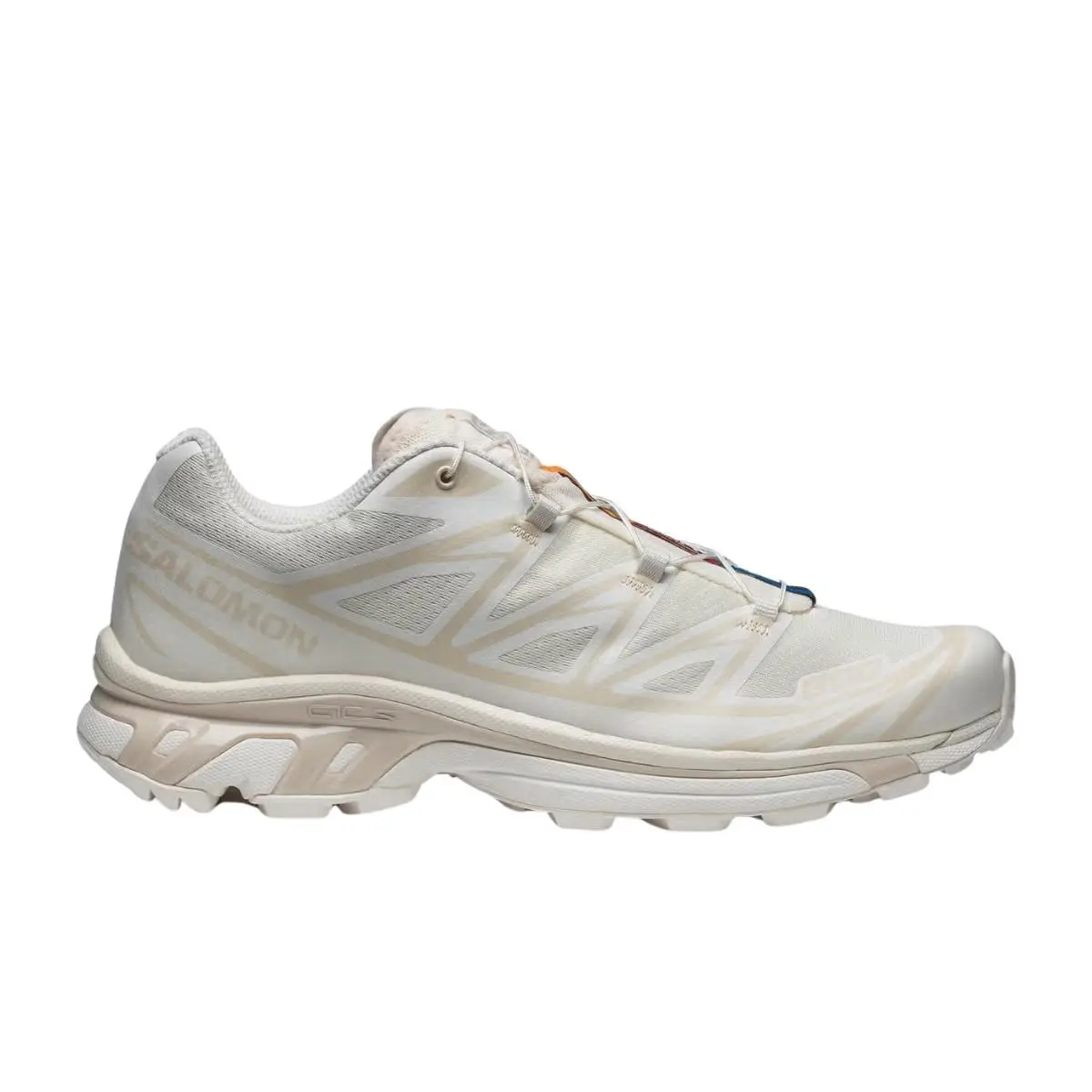 Salomon Unisex XT-6 Sneakers L41252900 White / White / Lunar Rock