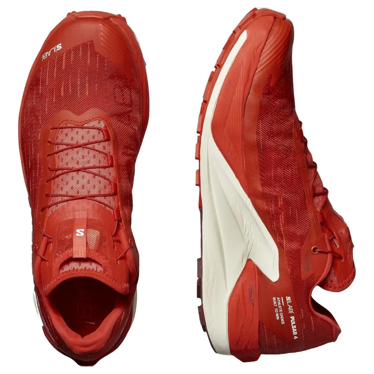 Salomon shoes - S Lab Pulsar 4 - Lab Pulsar - L47770300 - Fiery Red/Vanilla Ice/Andorra 9