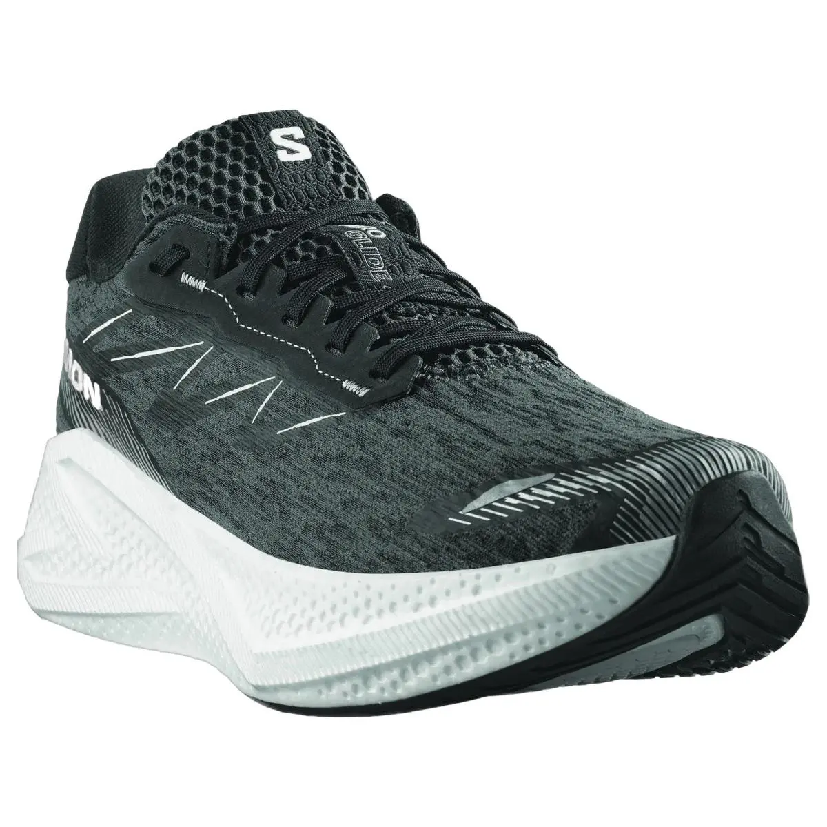 Salomon shoes - Aero Glide 4 - Aero Glide - L49147000 - Black/White/Ftw Silver 1