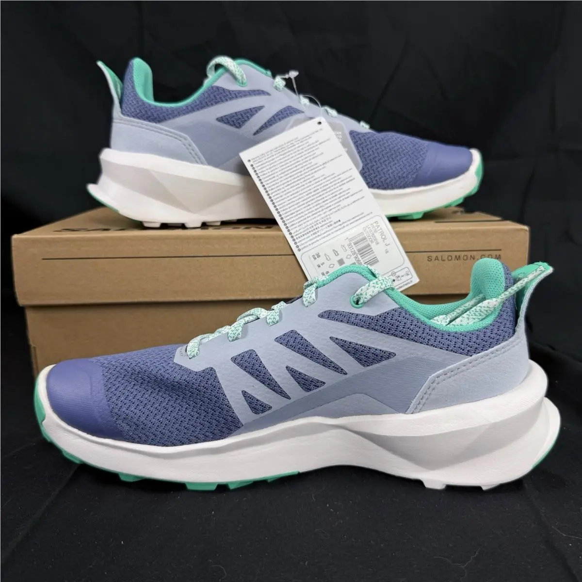 Salomon shoes - Salomon Patrol J - Patrol - Velvet Morning/Zen Blue/Mint Leaf 0