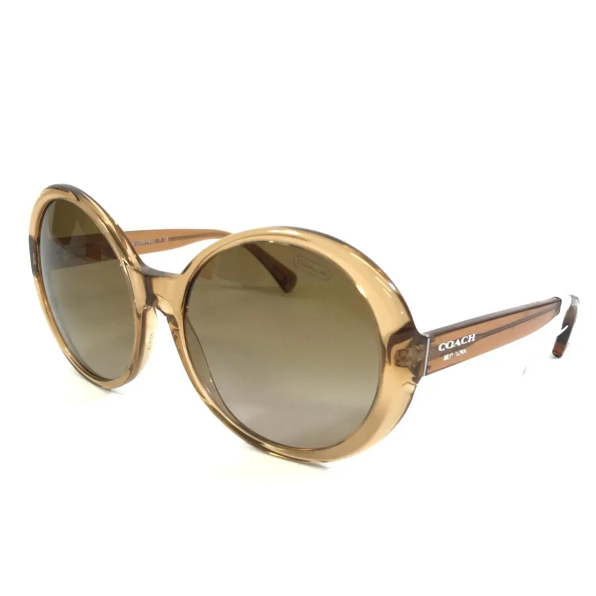 Coach Sunglasses HC8046 L036 Patty 5094/13 Sand Beige with Gradient Brown Lenses