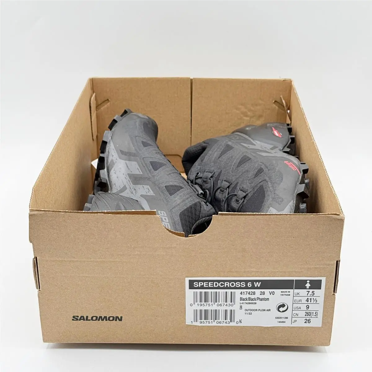 Salomon shoes - Salomon Speedcross 6 W - Speedcross - L4174280028 - Black (UPC: 195751067430) 0