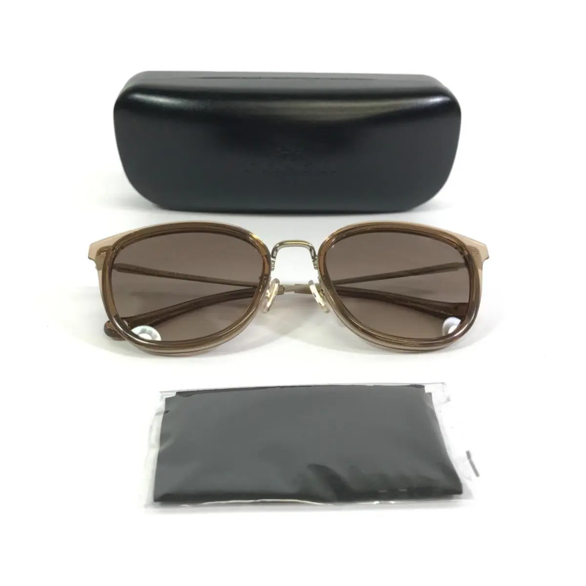 Sunglasses HC7135 C7999 565413 Light Gold/brown with Gradient Brown Lenses by Coach