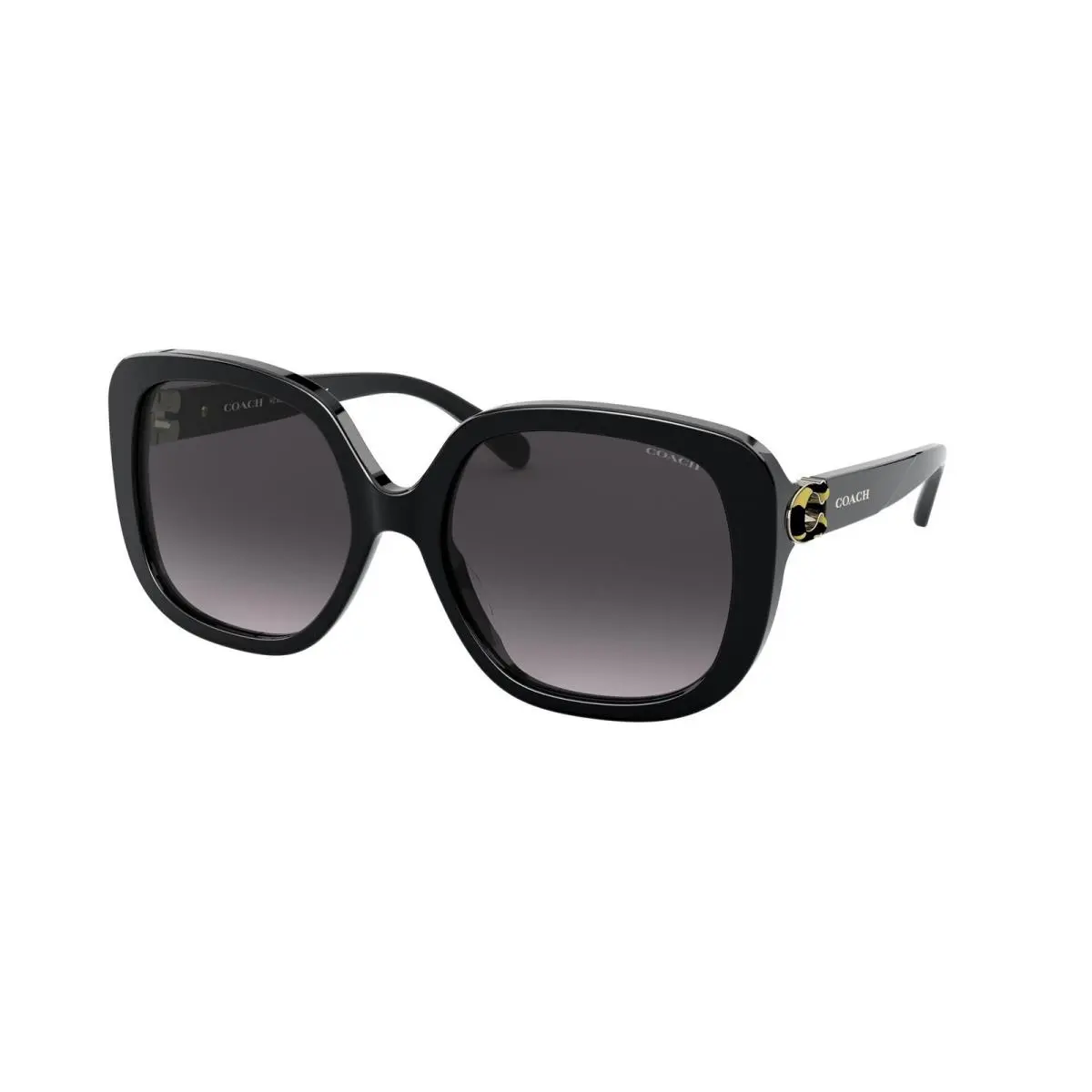 HC 8292 L1144 Black Dark Grey Gradient 50028G Size 56 Sunglasses by Coach