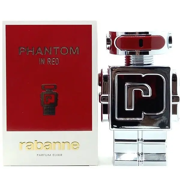 Phantom In Red Parfum Elixir 3.4 oz / 100 ml Men`s Spray by Paco Rabanne
