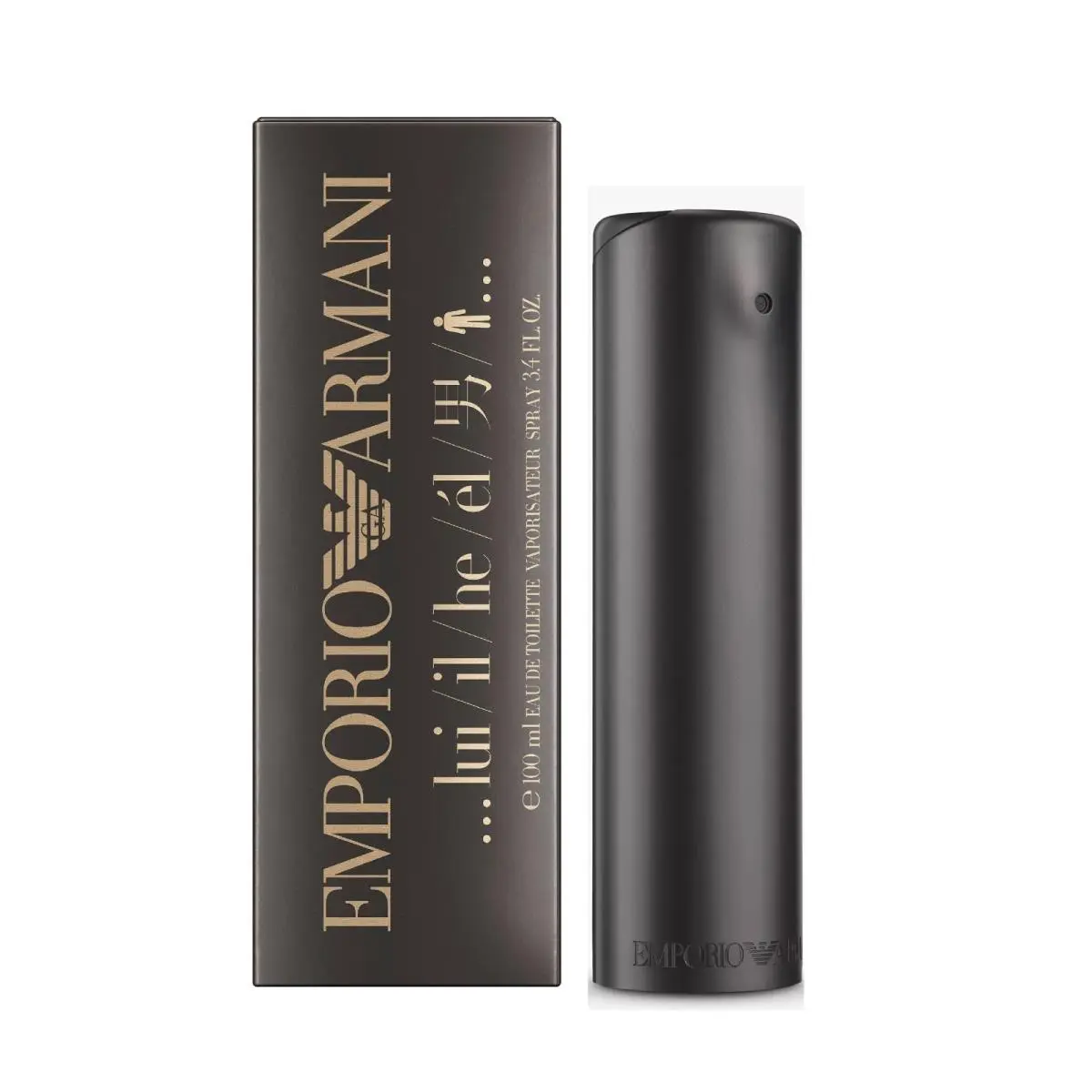 Emporio HE  Eau De Toilette Spray For Men 3.4 oz 100ml by Giorgio Armani