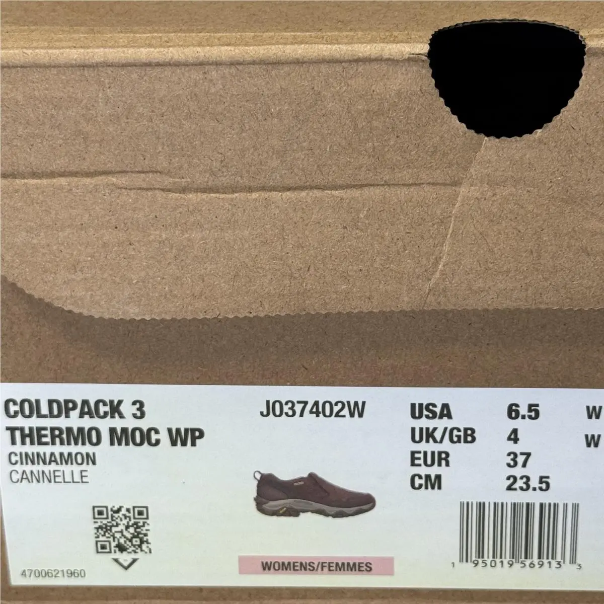 Merrell shoes - Merrell Coldpack 3 Thermo Moc WP - J037402W - Brown 3