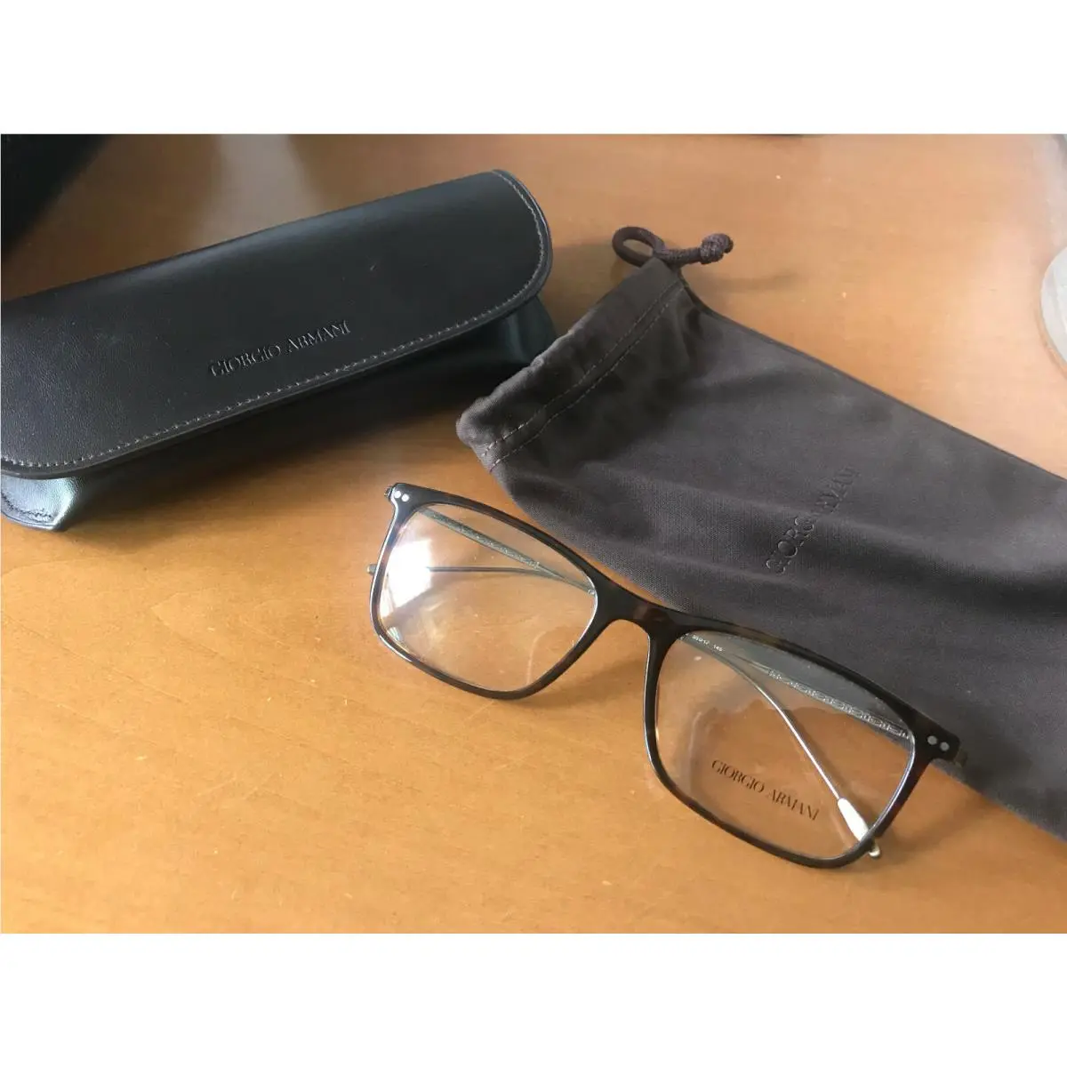 Georgio Armani Eyeglasses Tortoise Ink by Giorgio Armani