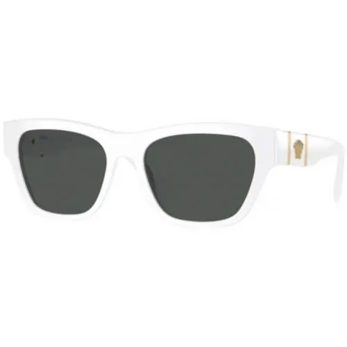 VE 4457 White / Dark Grey Polyamide Standard 314/87 Size 55 Sunglasses by Versace