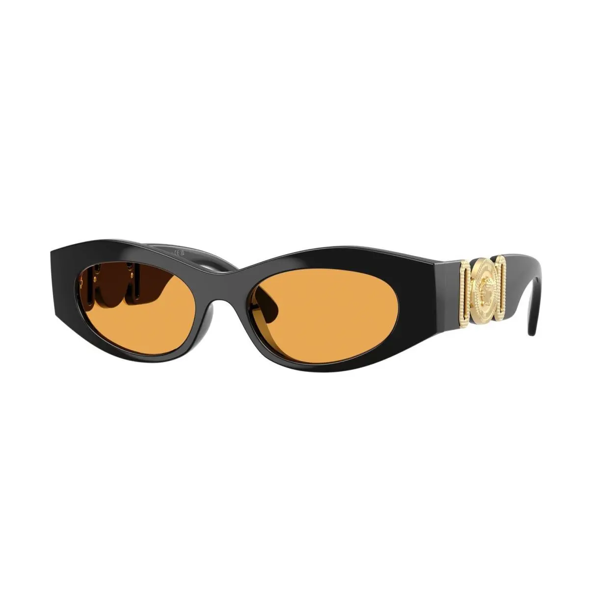 VE 4480 U Black / Orange Policarbonate Standard GB1/7 Size 51 Sunglasses by Versace
