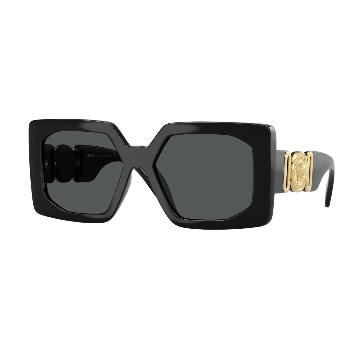 VE 4478 U Black / Dark Grey GB1/87 Size 55 Sunglasses by Versace