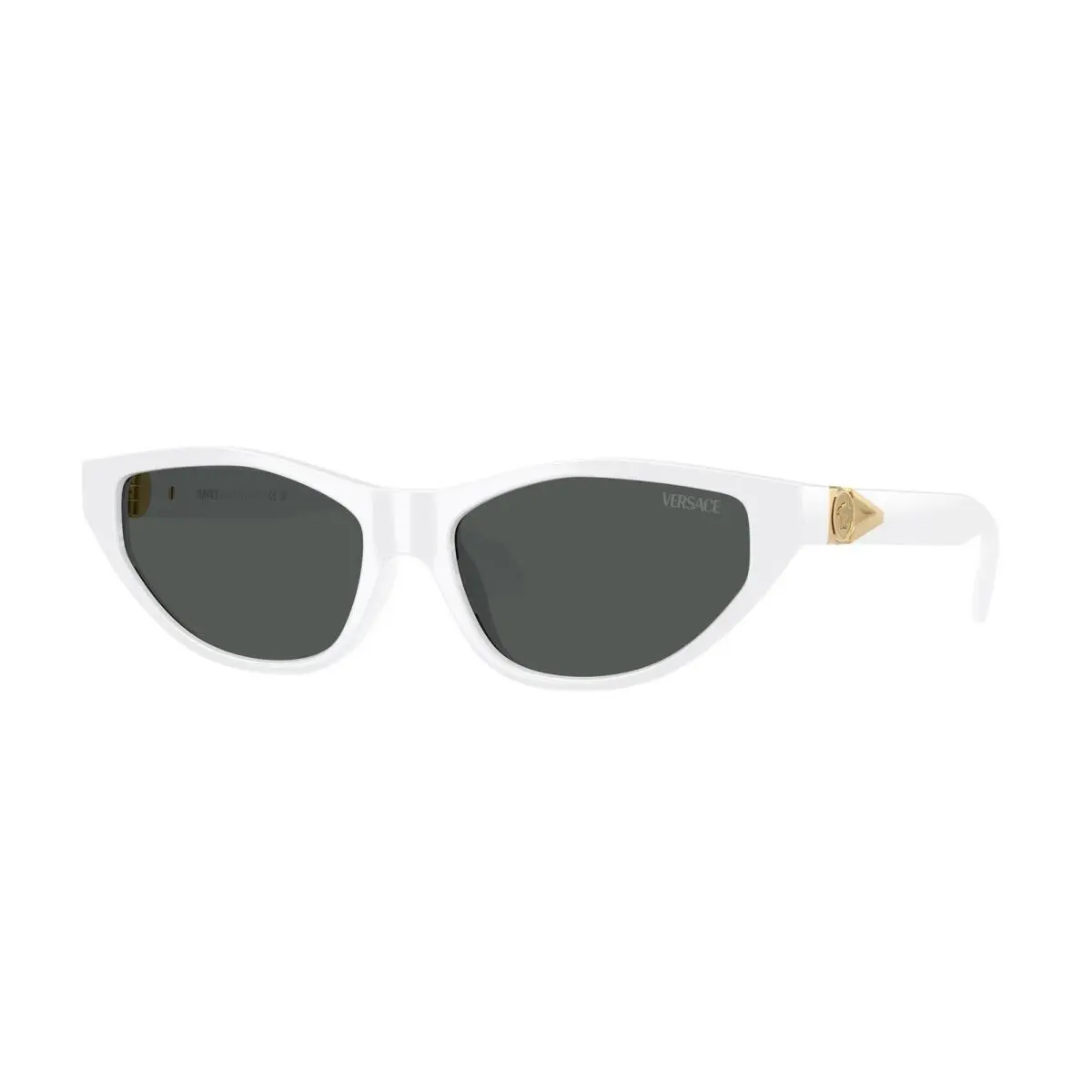 VE 4491 U White / Dark Grey 314/87 Size 55 Sunglasses by Versace