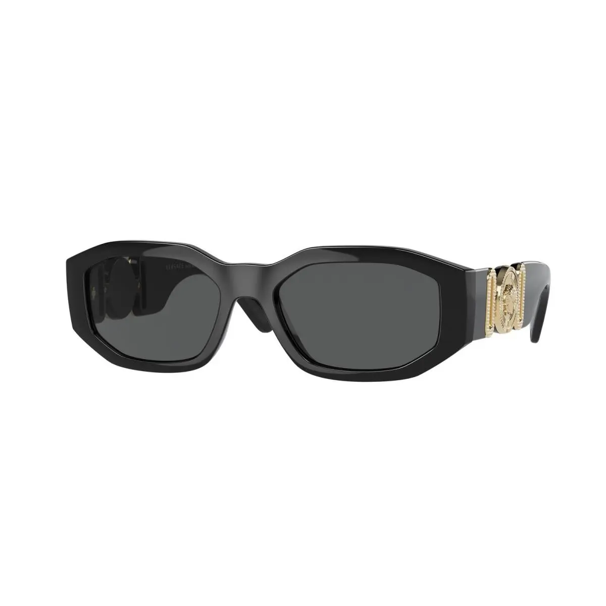 VE 4361 Black Dark Grey GB1/87 Size 53 Sunglasses by Versace