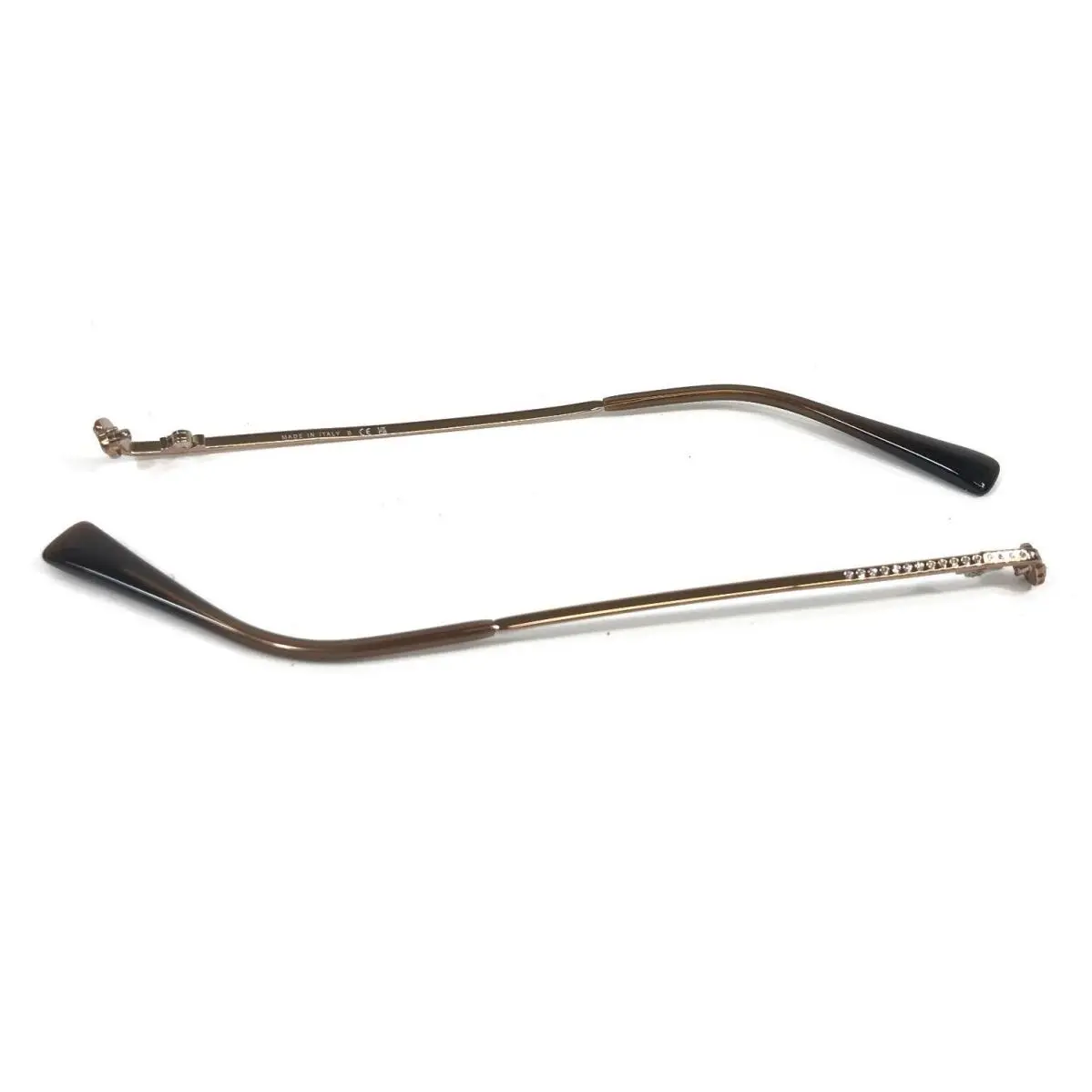 MOD.1248-B 1052 Pale Copper Eyeglasses Sunglasses Arms Only For Parts by Versace