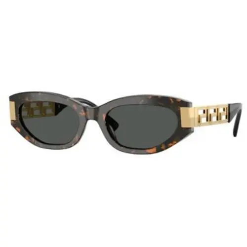 VE 4501 Brown Tortoise / Dark Grey 552887 Size 54 Sunglasses by Versace