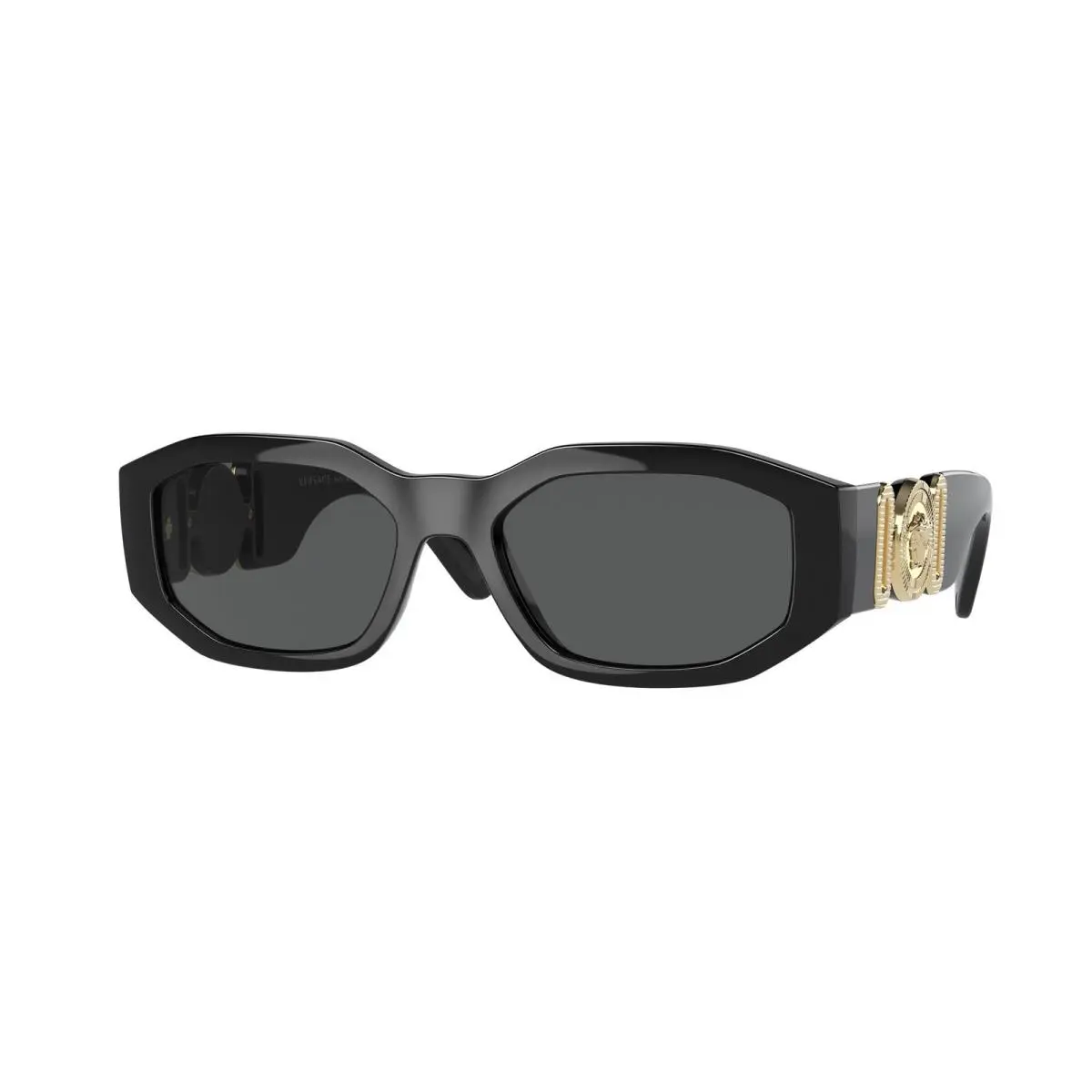 VE 4361 F Black Dark Grey GB1/87 Size 55 Sunglasses by Versace