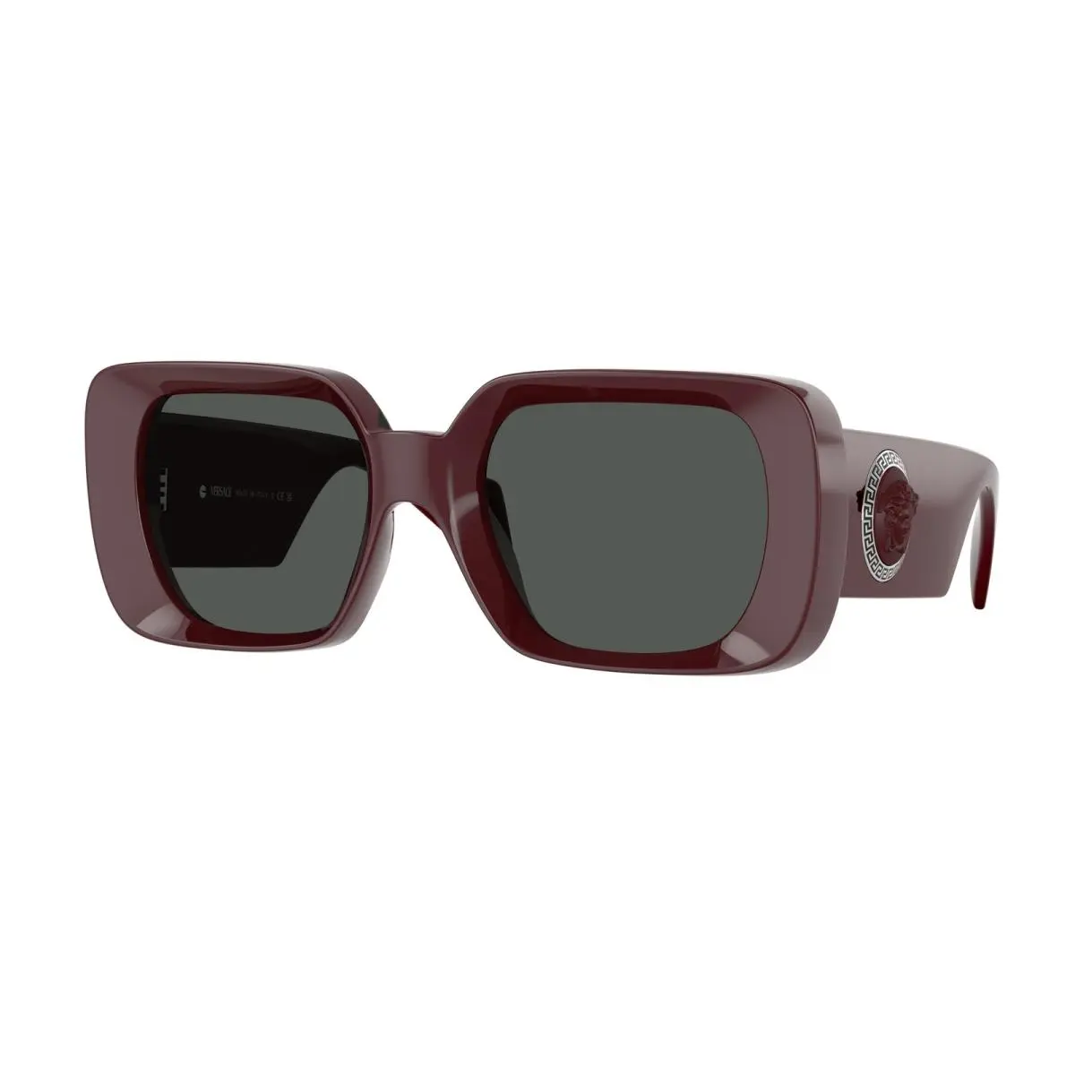 Versace VE 4473 U Bordeaux Dark Grey 548787 Size 54 Sunglasses