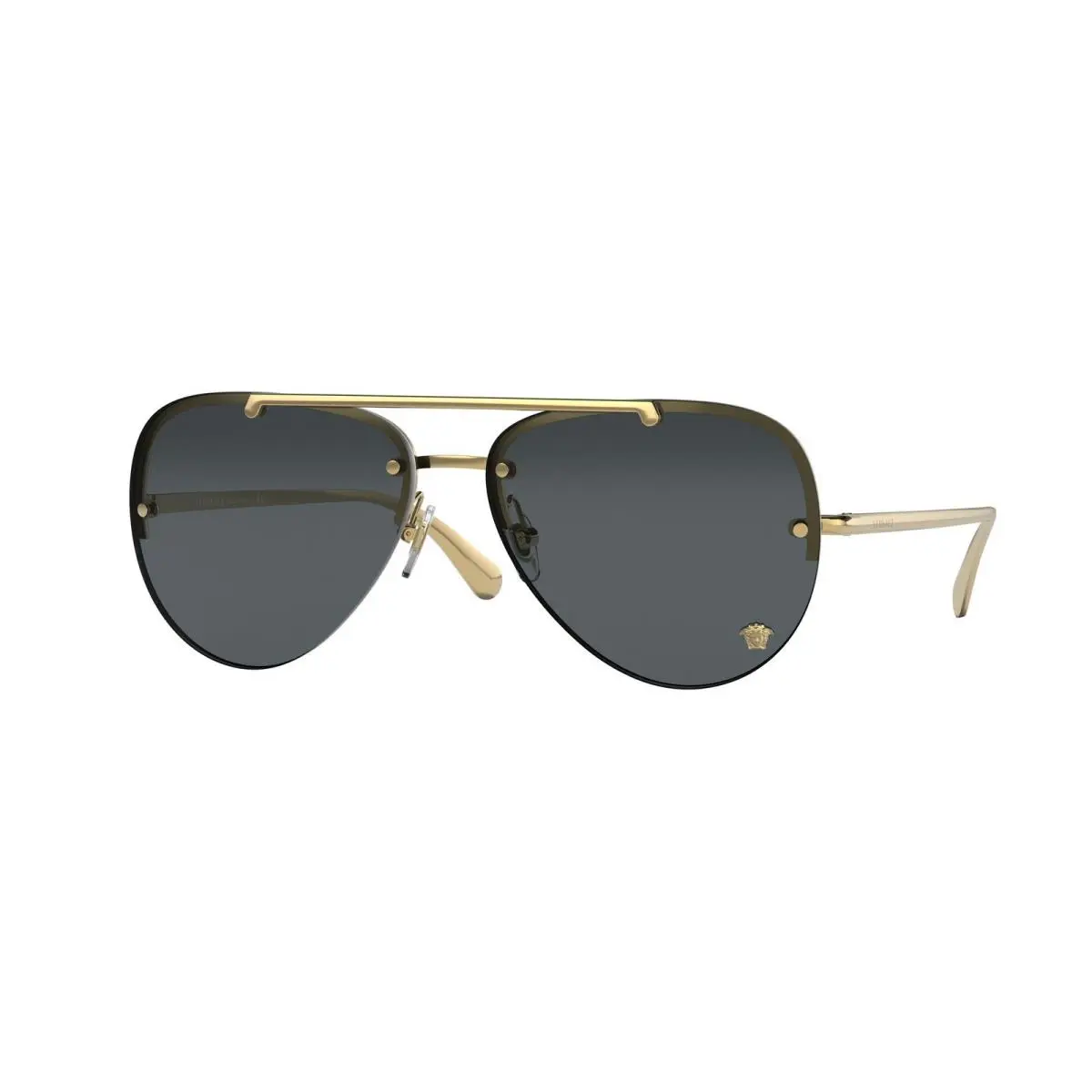 Versace VE 2231 Gold Dark Grey 100287 Size 60 Sunglasses