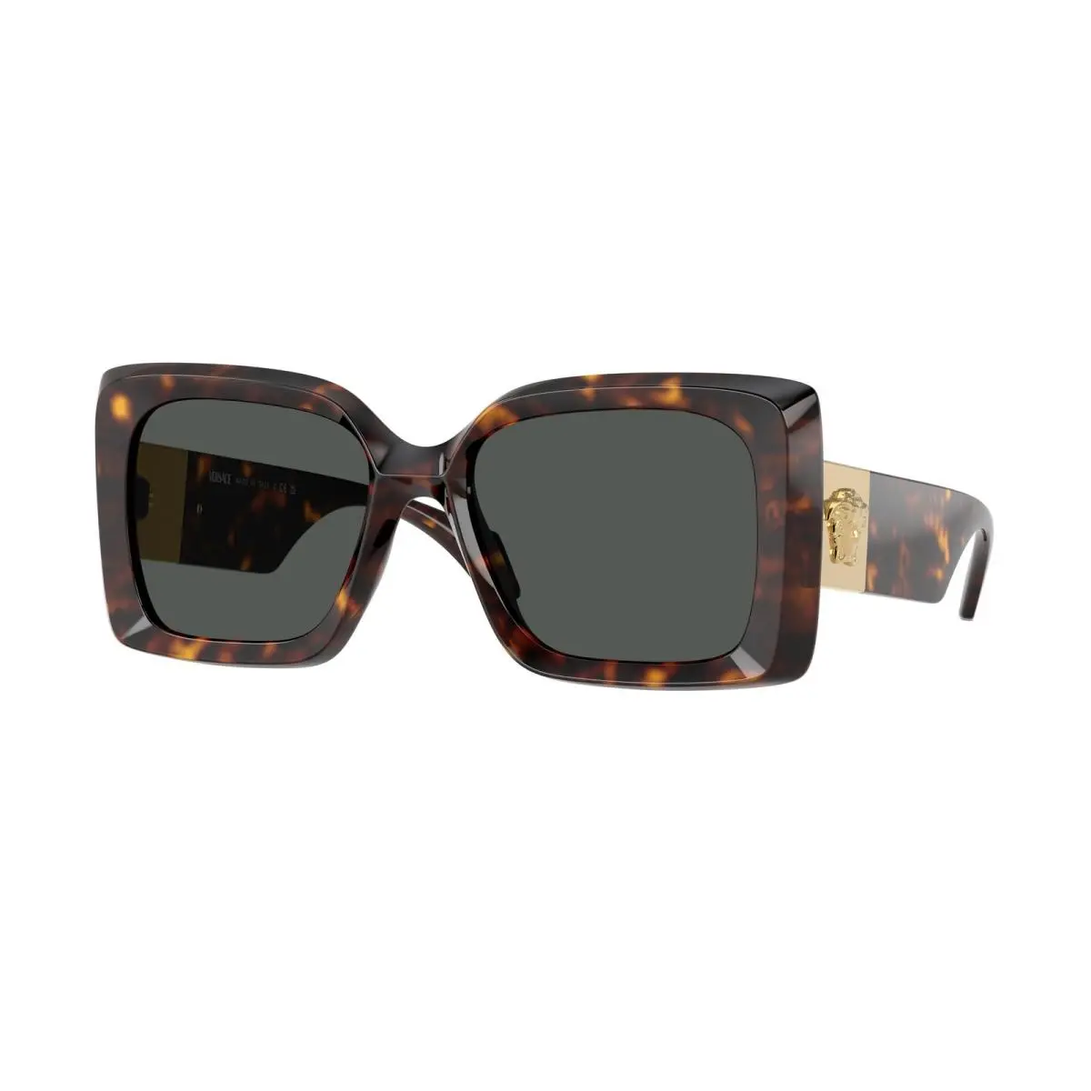 VE 4467 U Havana Dark Grey 108/87 Size 54 Sunglasses by Versace