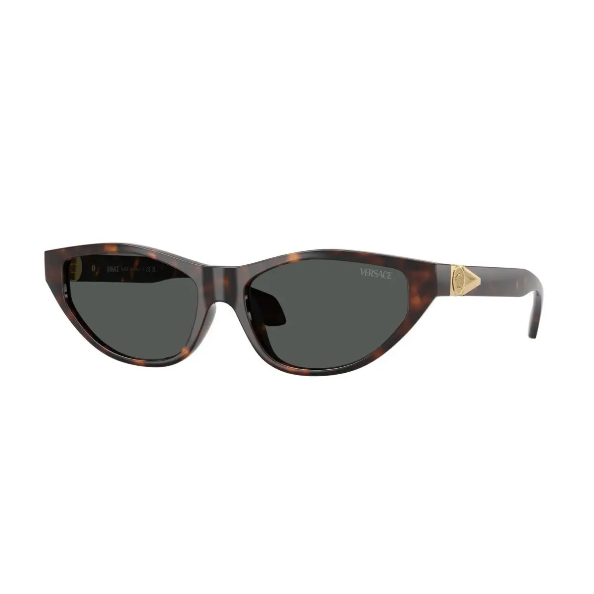 VE 4491 U Havana / Dark Grey 108/87 Size 55 Sunglasses by Versace