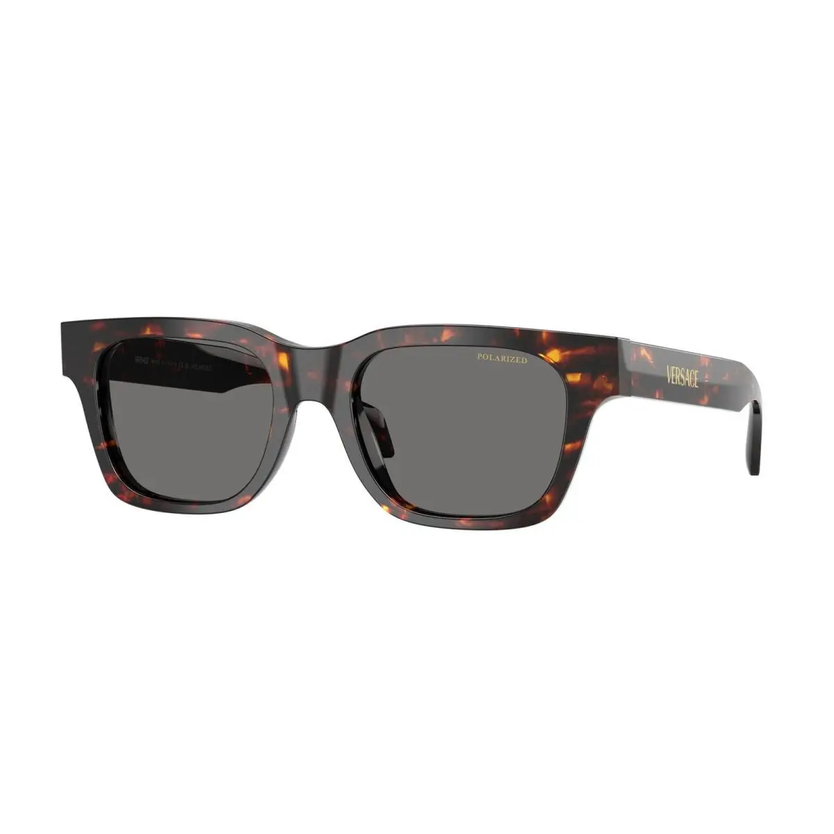 Versace VE 4486 Havana / Dark Grey Polar 550981 Size 52 Sunglasses