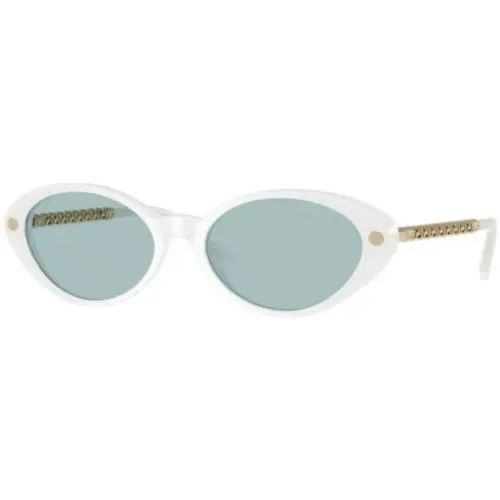VE 4469 White / Blue Polyamide Standard 547172 Size 54 Sunglasses by Versace