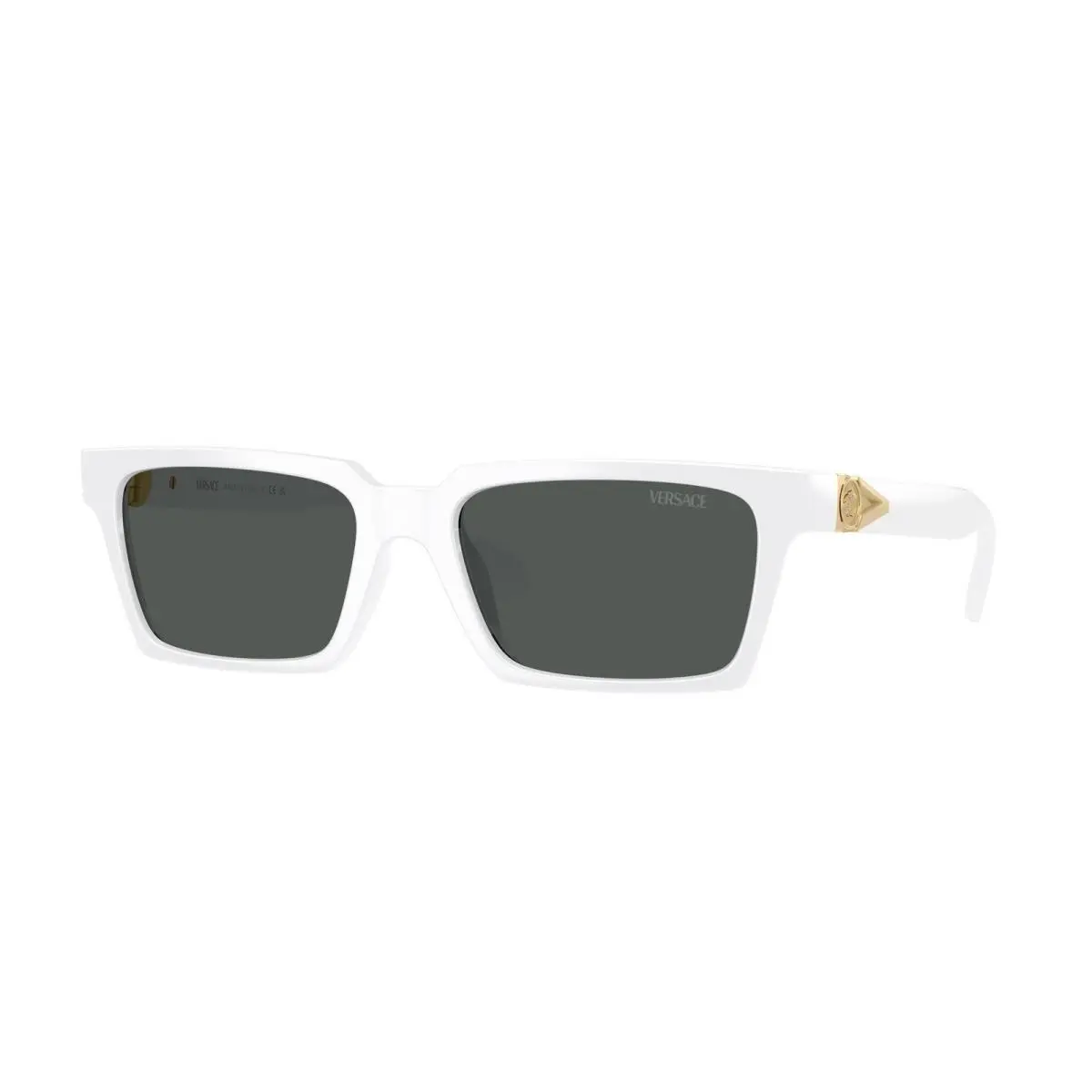 VE 4490 U White / Dark Grey 314/87 Size 55 Sunglasses by Versace