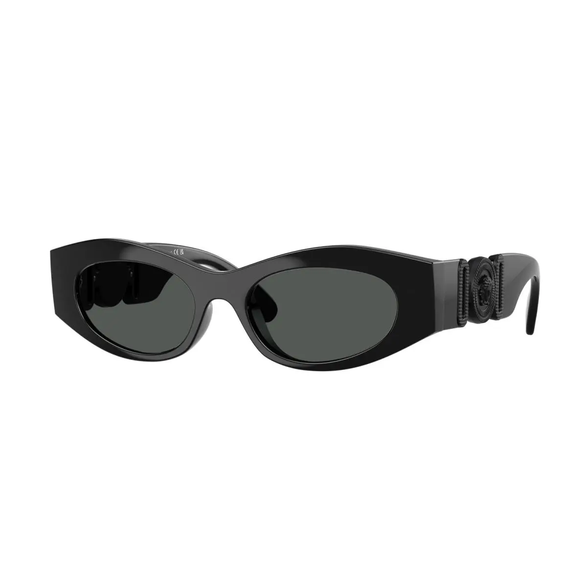 VE 4480 U Black / Dark Grey 536087 Size 51 Sunglasses by Versace