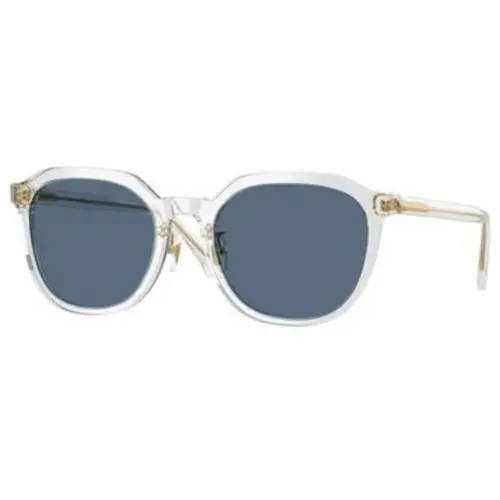 VE 4493 D Transparent Grey / Dark Blue 551971 Size 55 Sunglasses by Versace