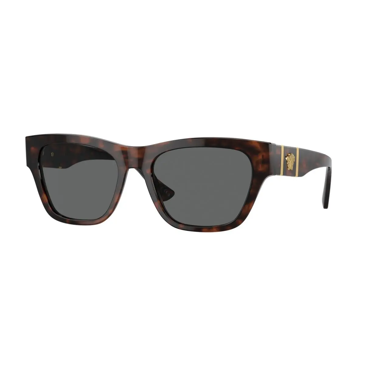 VE 4457 Havana Dark Grey 542987 Size 55 Sunglasses by Versace