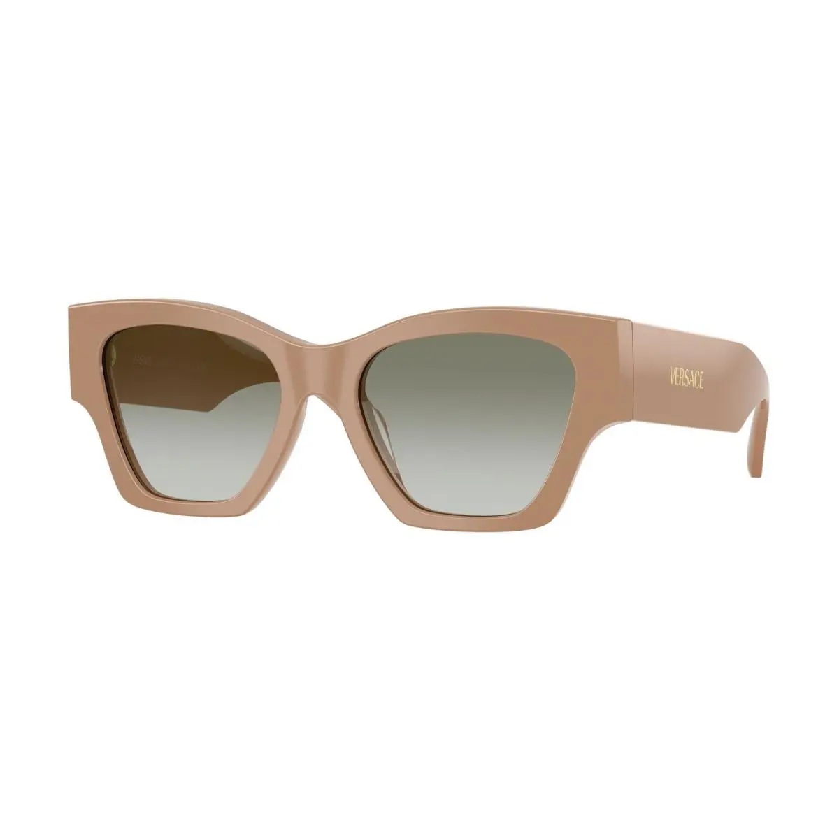 Versace VE 4492 U Solid Camel / Green Gradient 55178E Size 53 Sunglasses