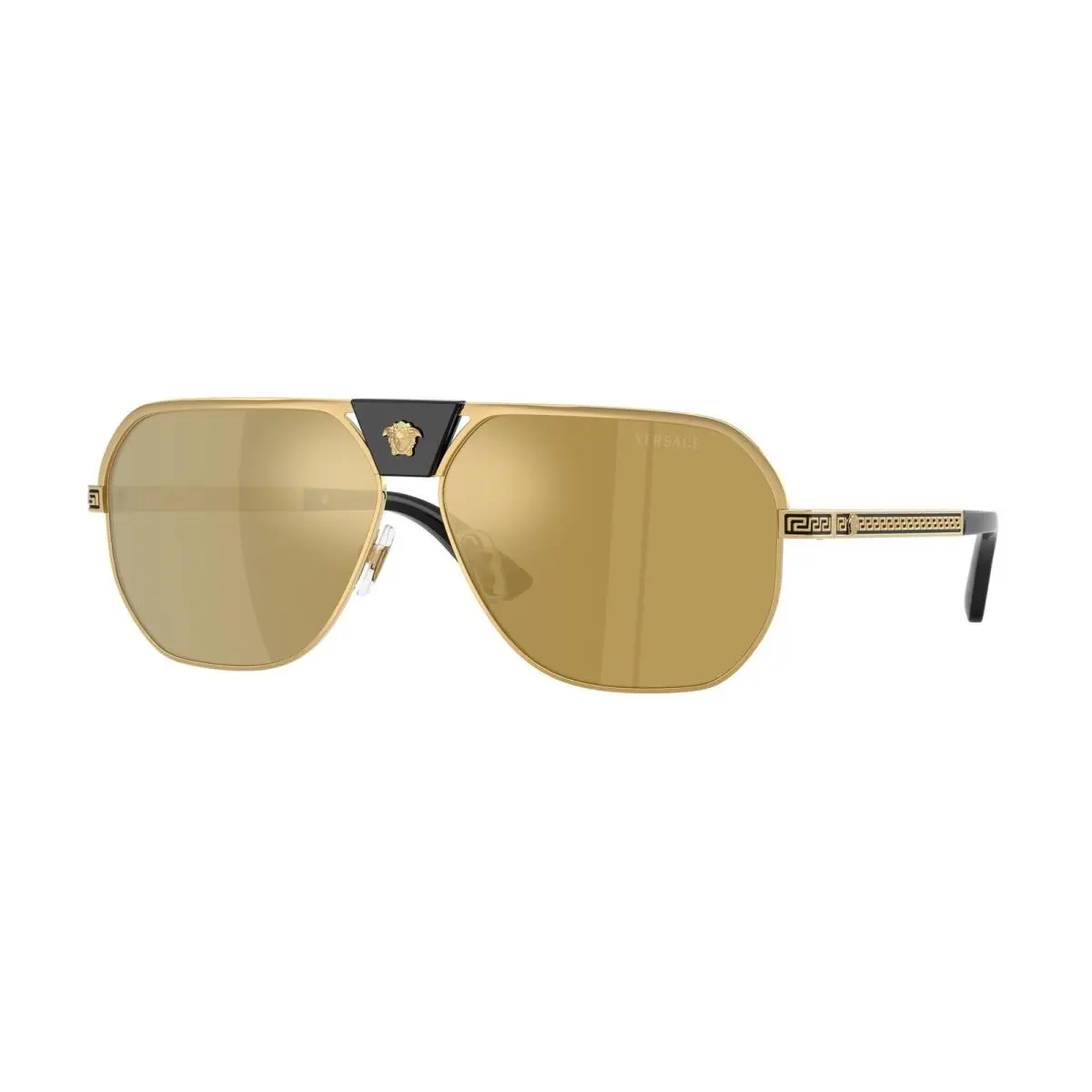 VE 2294 Gold / Brown Mirror 10025A Size 61 Sunglasses by Versace