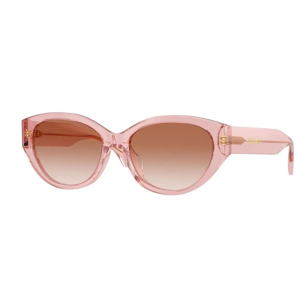 VE 4495 D Peach Transparent / Pink Gradient 543413 Size 56 Sunglasses by Versace