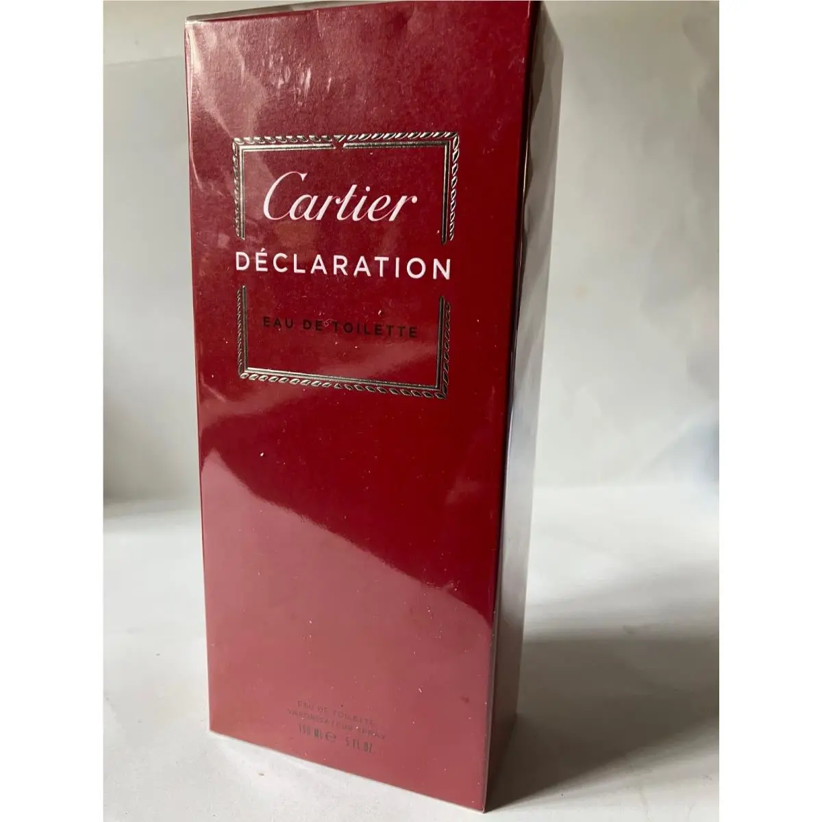 Cartier Declaration Red 5oz Edt Spray For Men Very Rare