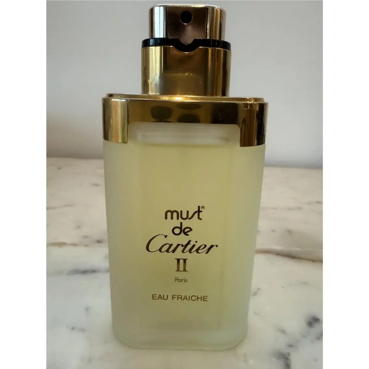 Cartier Must de Cartier II 100ml/3.4oz Eau Fraîche Spray Women Vintage