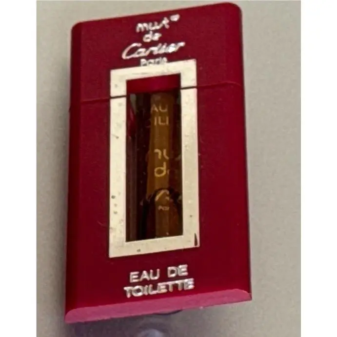 Must de  Paris Eau de Toilette Mini 4ml Full Nos Red Case by Cartier