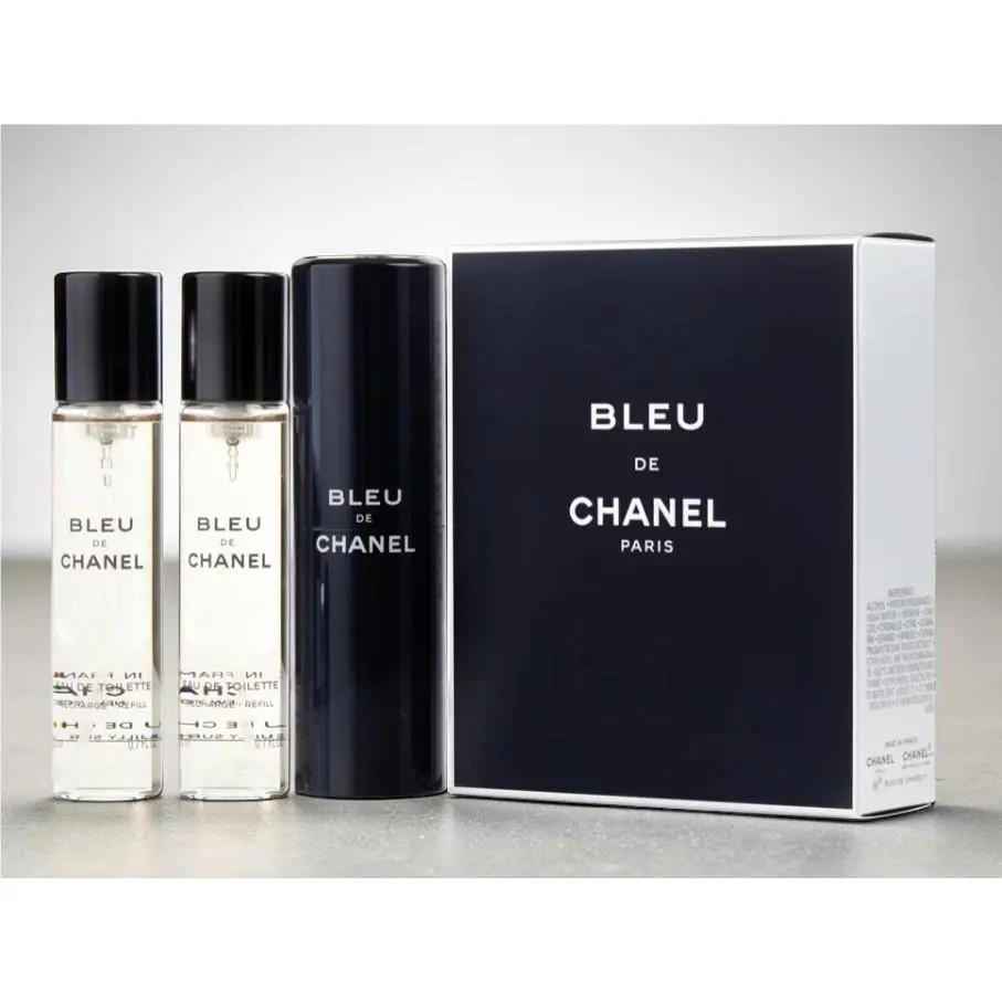 Bleu de Chanel Twist Eau DE Toilette 3x20ML Travel Spray