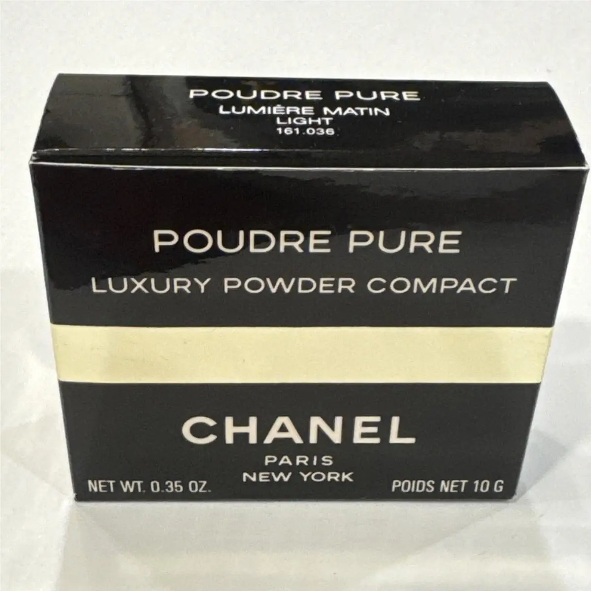 Chanel Poudre Pure Luxury Powder Compact Refillable Light 0.35oz 10g