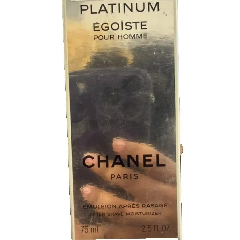 Platinum Egoiste Pour Homme by Chanel 2.5 oz - 75ml Aftershave Moisturizer /nib