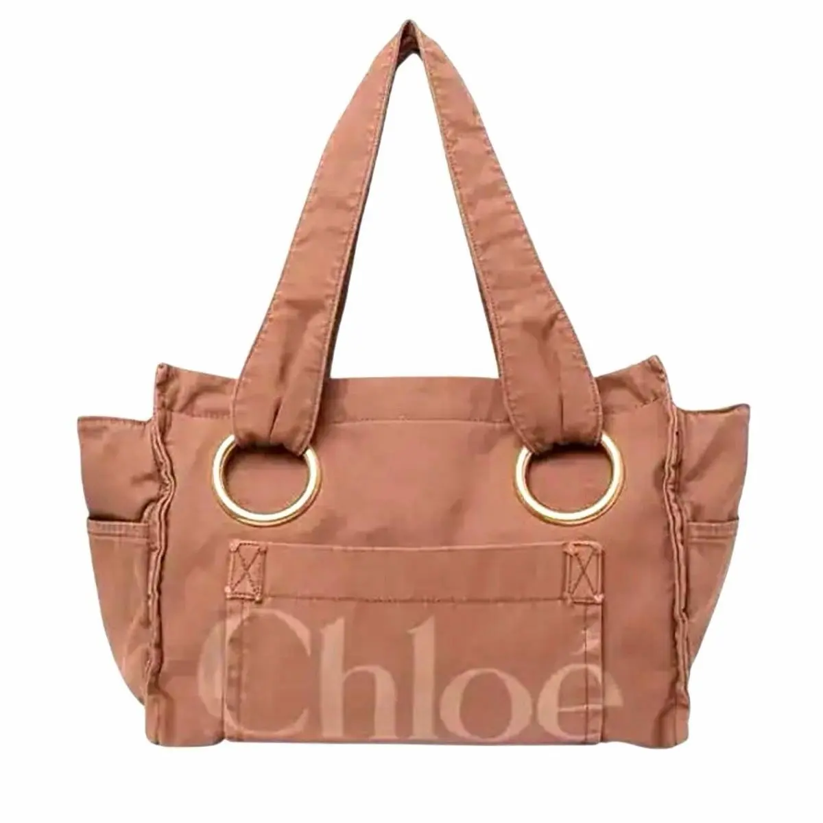 Plage Medium Tote in Wild Pink by Chloé