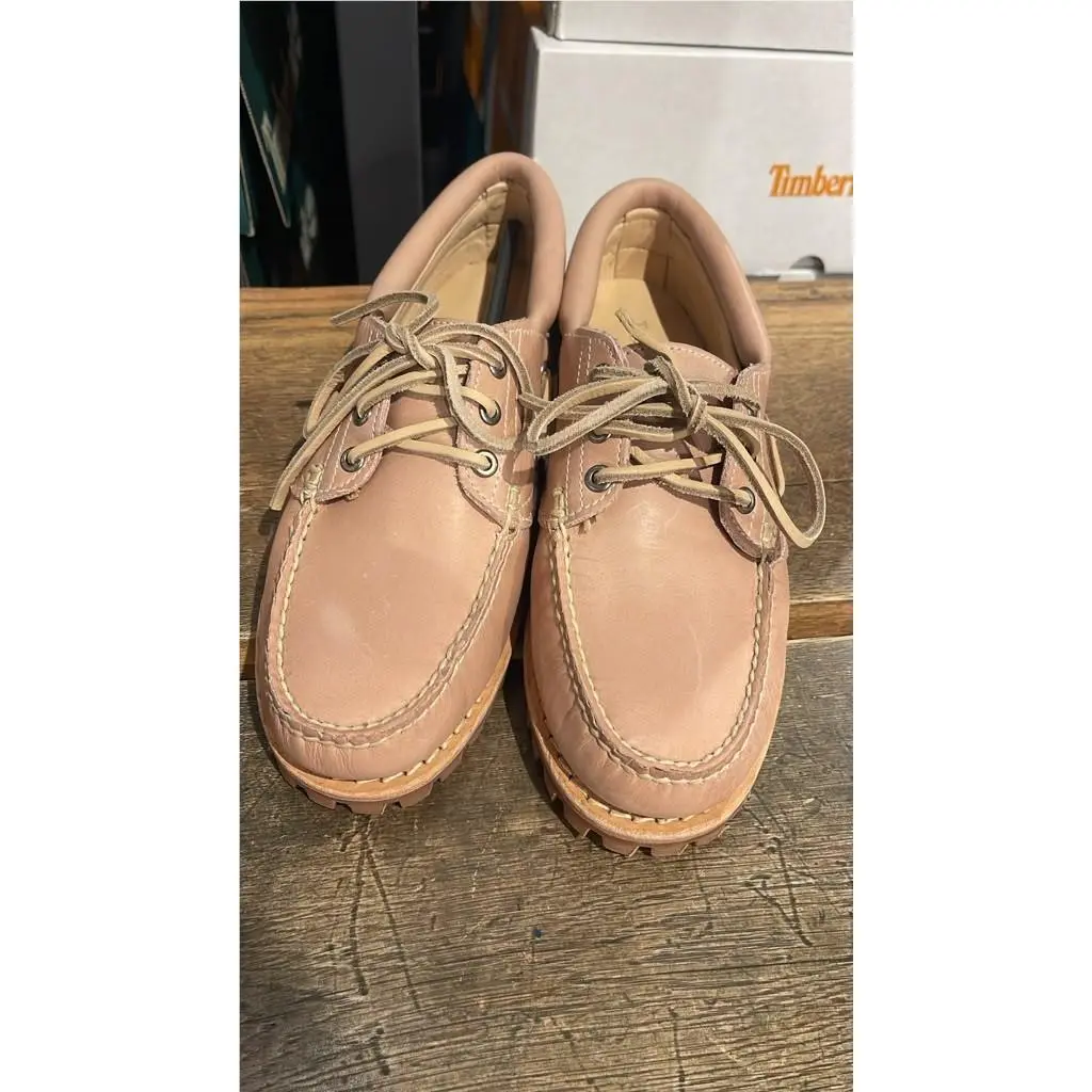 Timberland shoes - AUTHENTIC BOAT SHOE - AUTHENTIC BOAT SHOE - LIGHT PINK FULL GRAIN 2