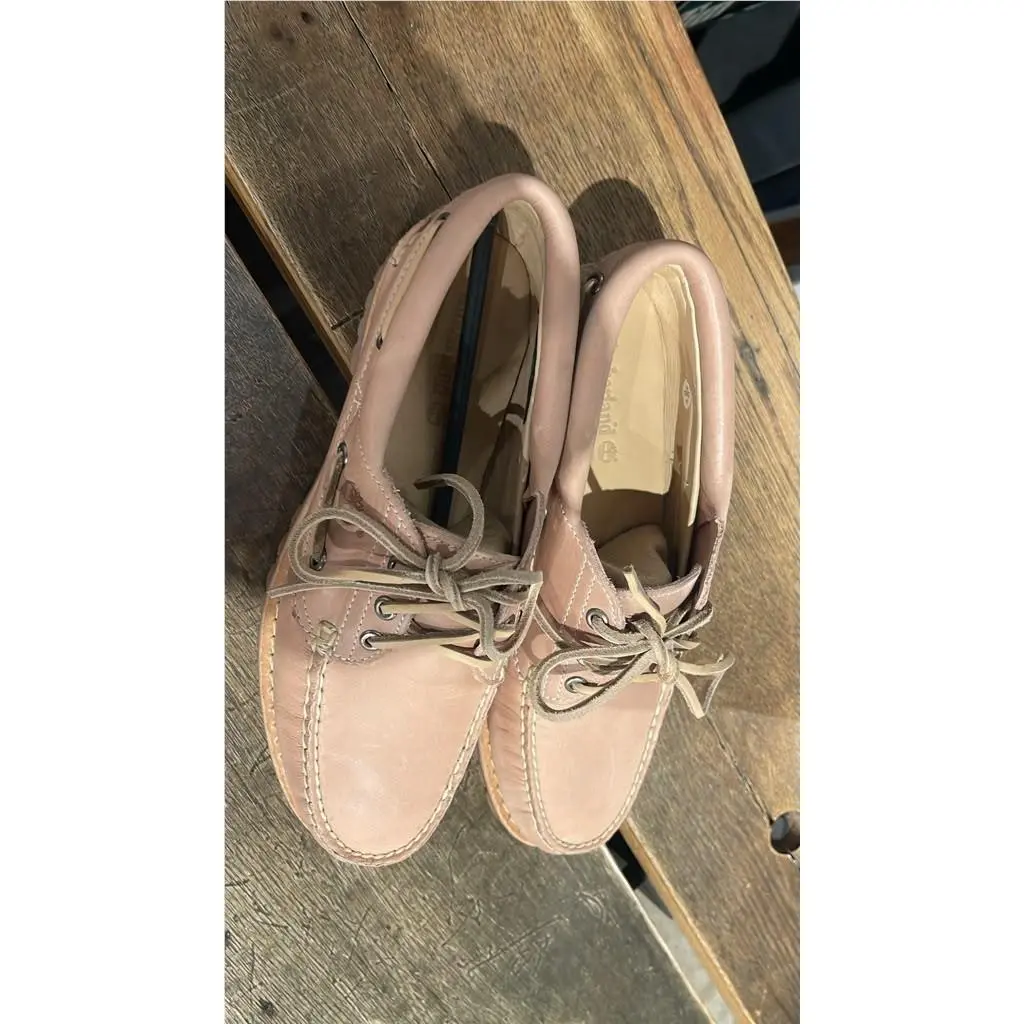 Timberland shoes - AUTHENTIC BOAT SHOE - AUTHENTIC BOAT SHOE - LIGHT PINK FULL GRAIN 3