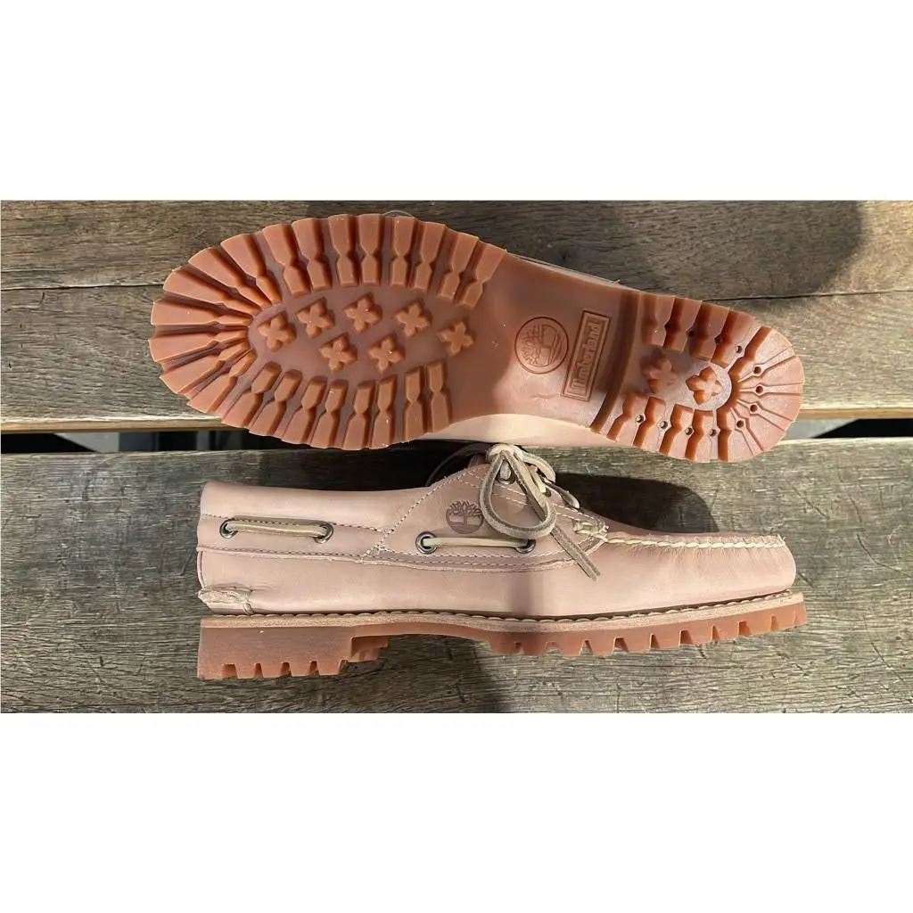 Timberland shoes - AUTHENTIC BOAT SHOE - AUTHENTIC BOAT SHOE - LIGHT PINK FULL GRAIN 5