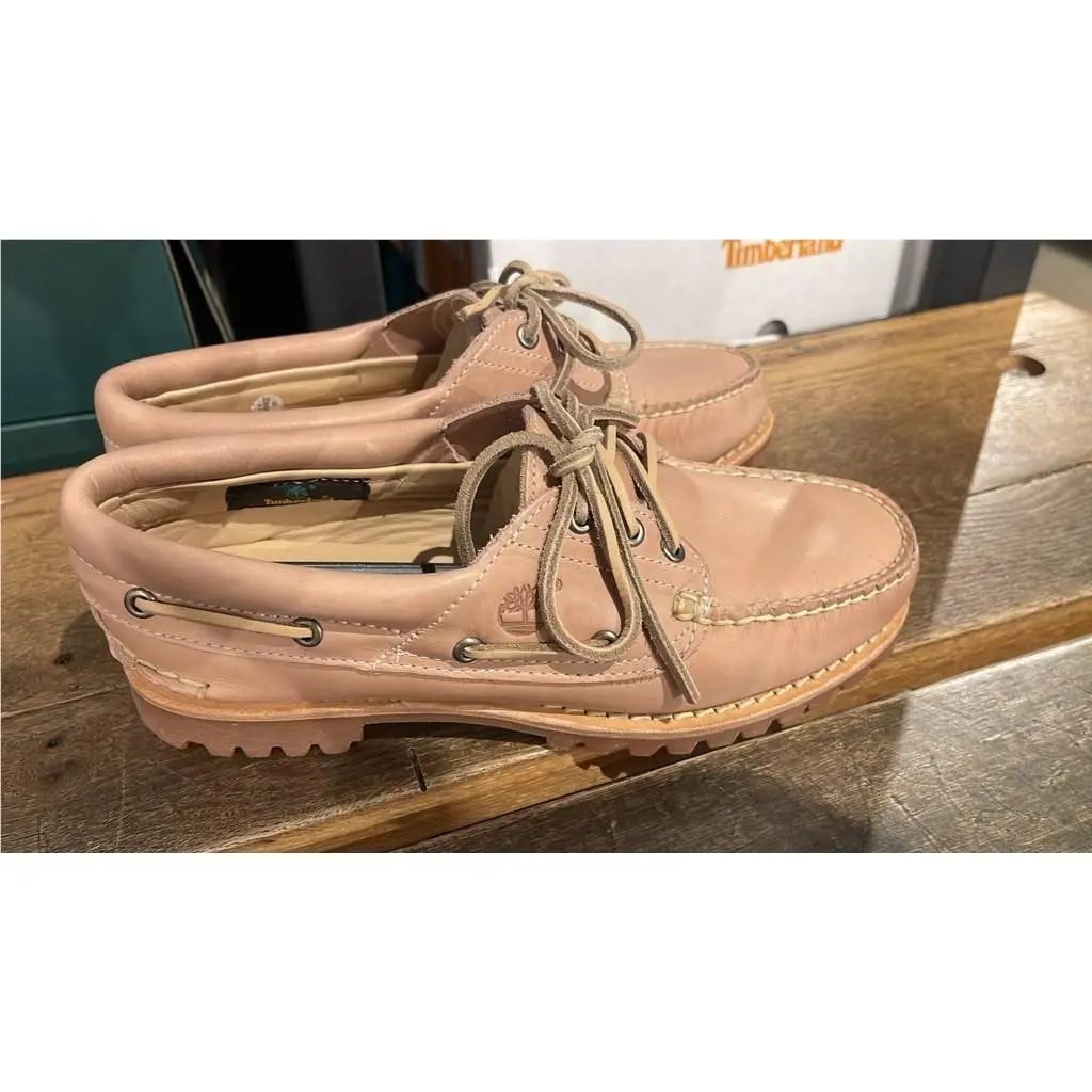 Timberland shoes - AUTHENTIC BOAT SHOE - AUTHENTIC BOAT SHOE - LIGHT PINK FULL GRAIN 10