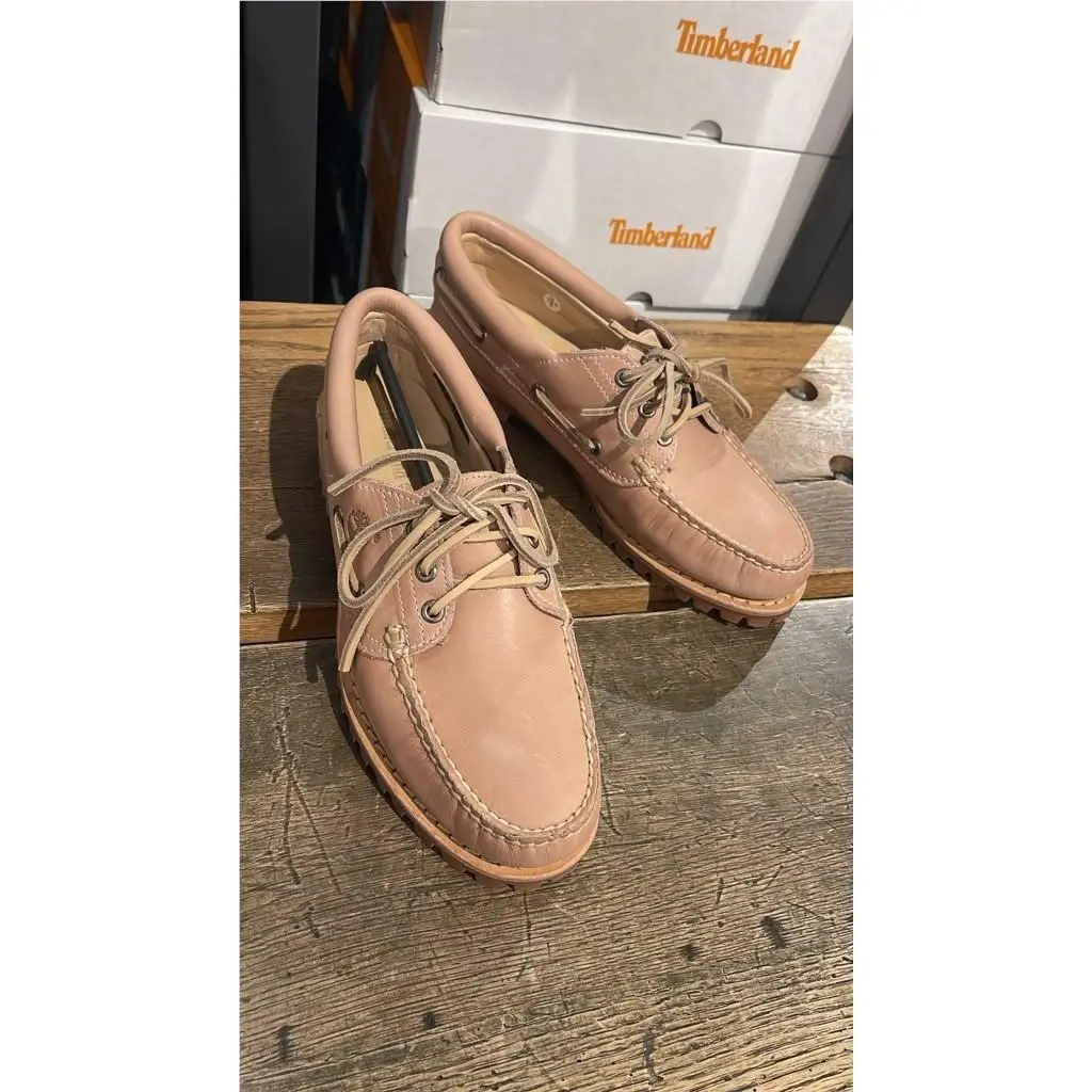 Timberland shoes - AUTHENTIC BOAT SHOE - AUTHENTIC BOAT SHOE - LIGHT PINK FULL GRAIN 11
